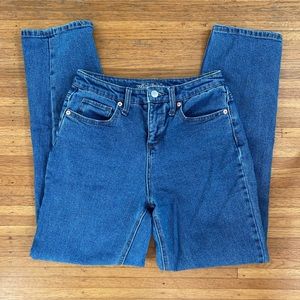 wild fable dark wash mom jeans